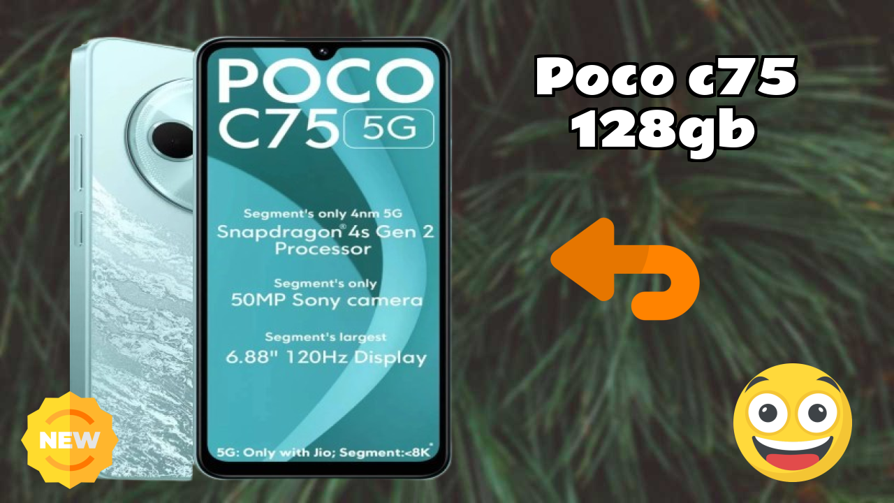 POCO C75 128GB Display Review: 6.88 Inches (17.48 Cm) Screen Test